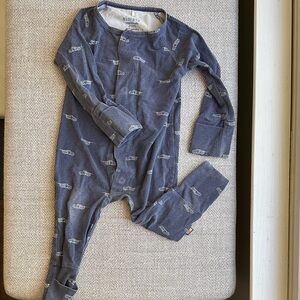 Simply Magnetic Me Convertible Coverall - Cotton - Trucks